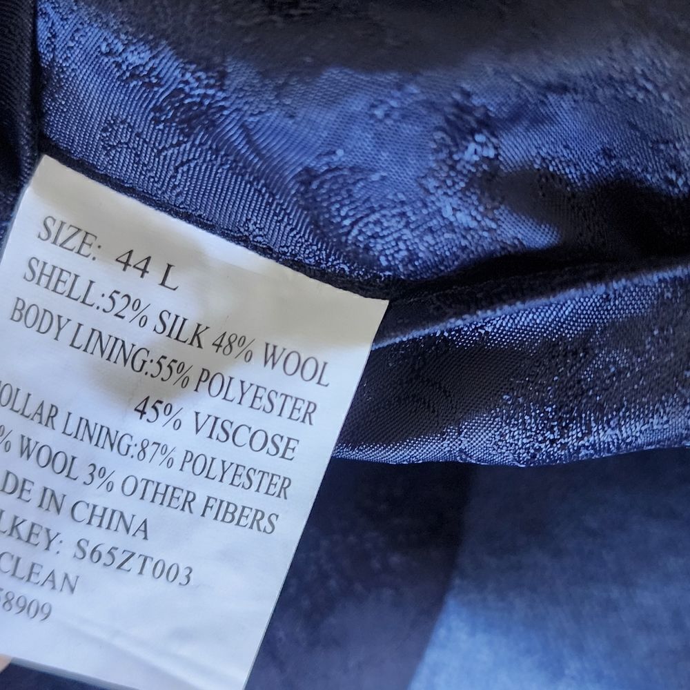 Turnbury blazer sport coat jacket silk and wool blend - Picture 7 of 13